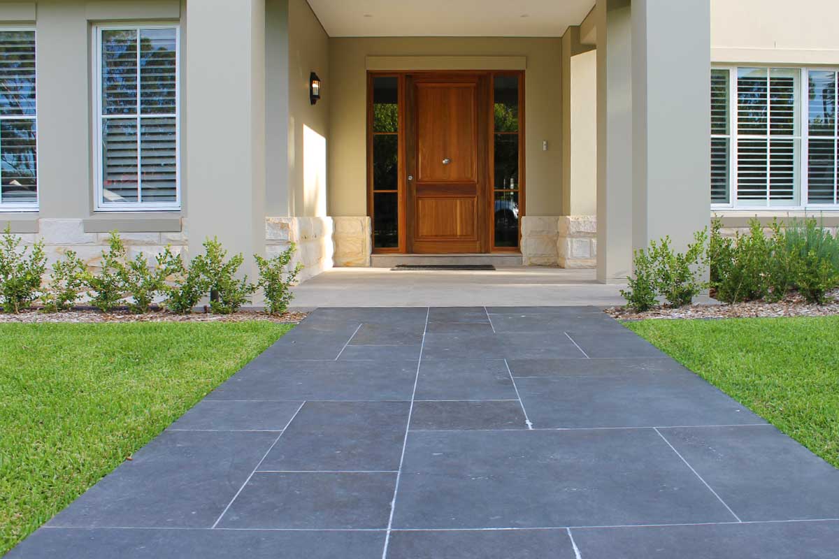 Landscaping Emu Plains Front Door Paved Path