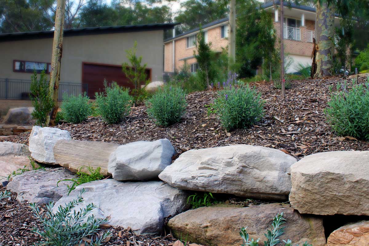 Landscaping Blaxland Retaining Wall Gardens