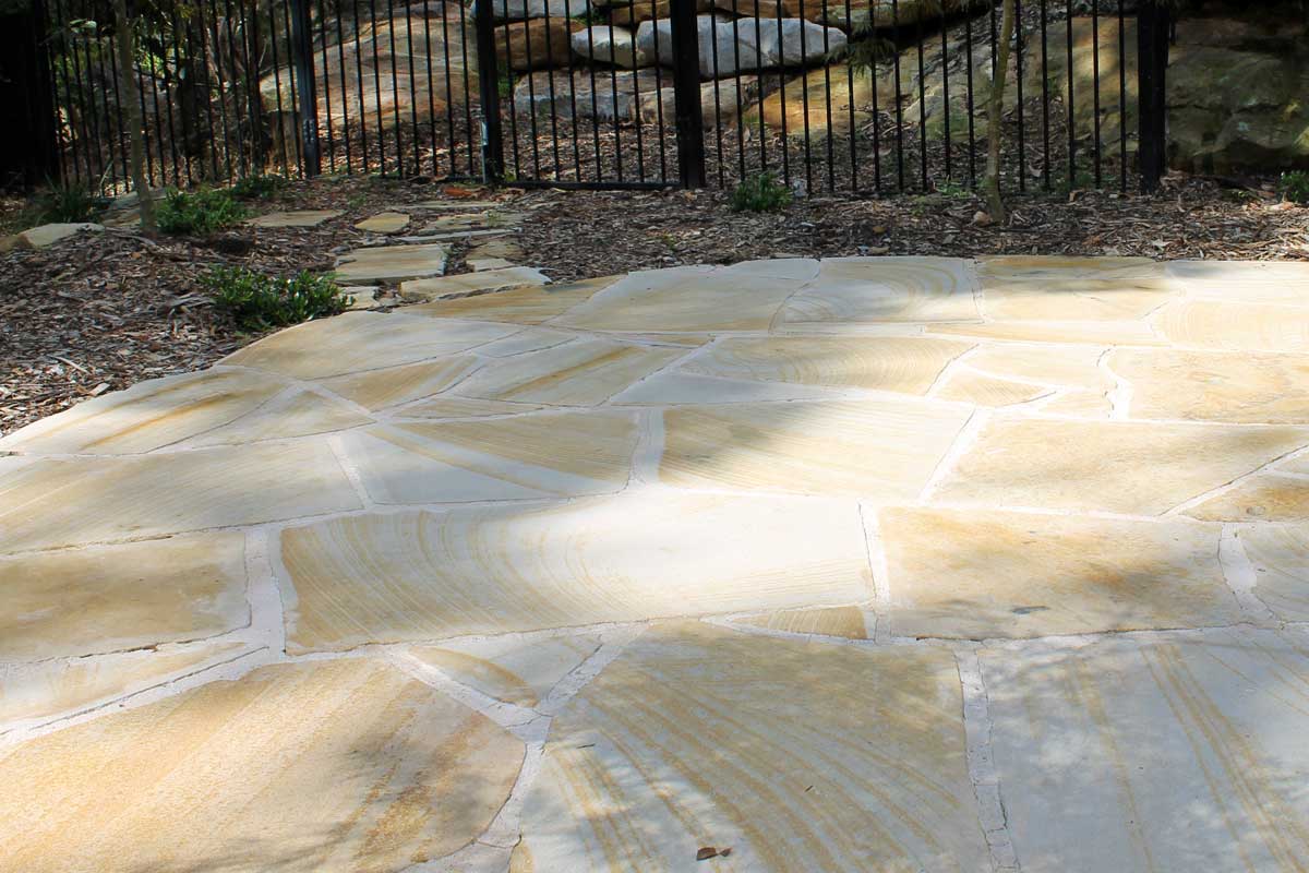 Landscaping Blaxland Paved Courtyard