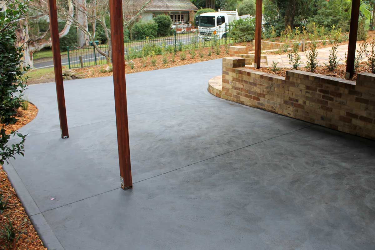 Landscaping Driveways Parking Area beneath a Deck