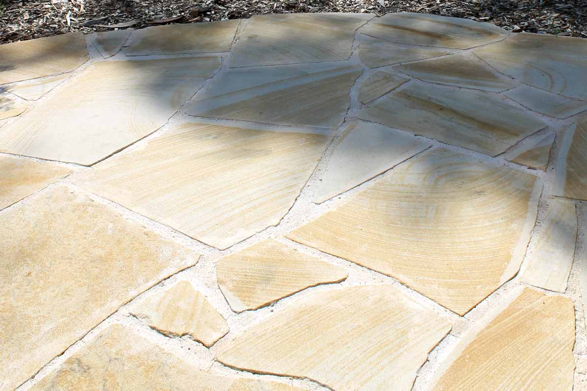 Landscaping Paving Sandstone Crazy Paving