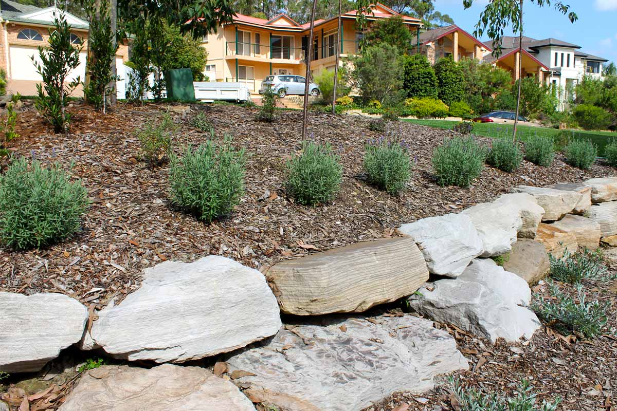 Landscaping Retaining Walls Sandstone Boulder