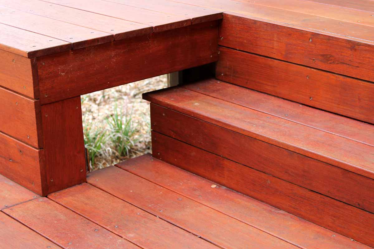 Landscaping Stairs Timber Deck Steps