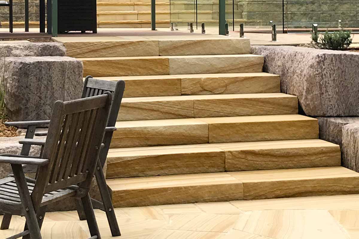 Landscaping Stairs Sandstone