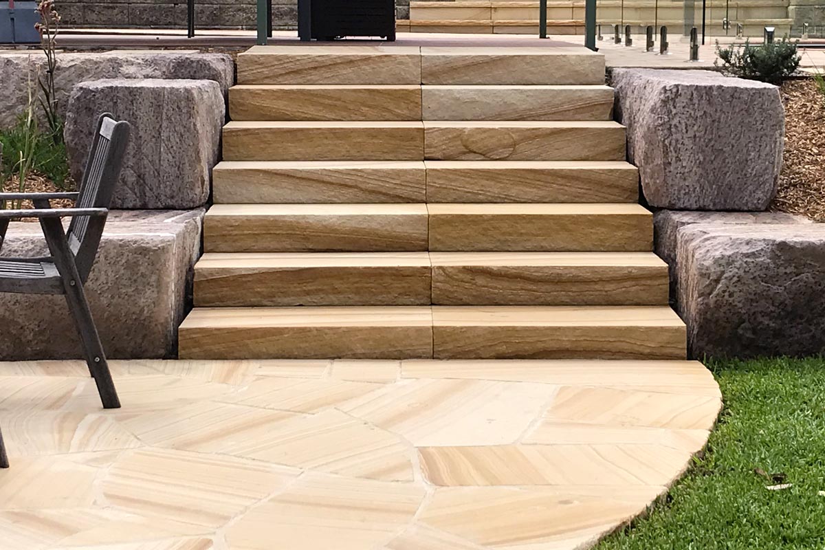 Valley Heights Landscaping Sandstone Stairs