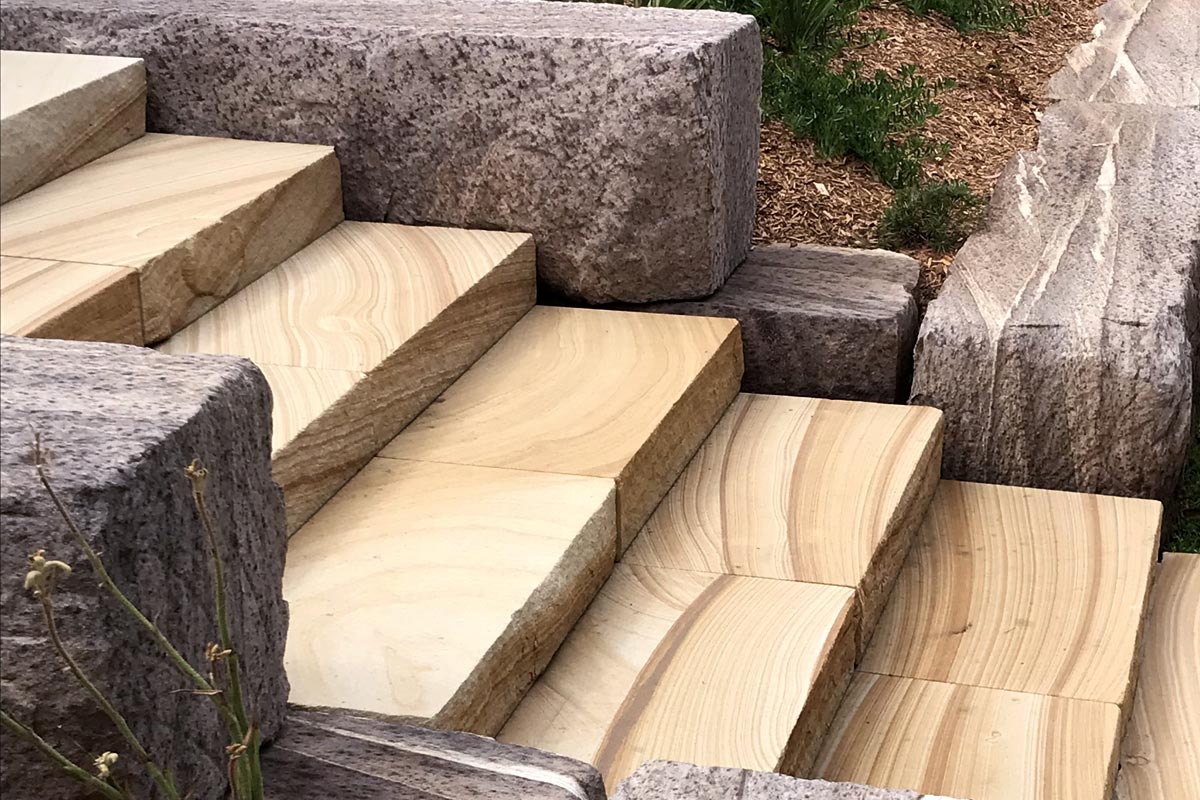 Valley Heights Landscaping Sandstone Stairs