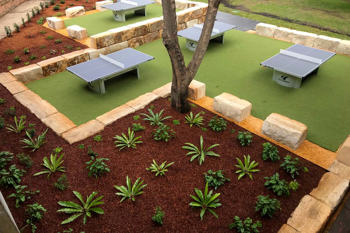 School Landscaping Landscaped Garden